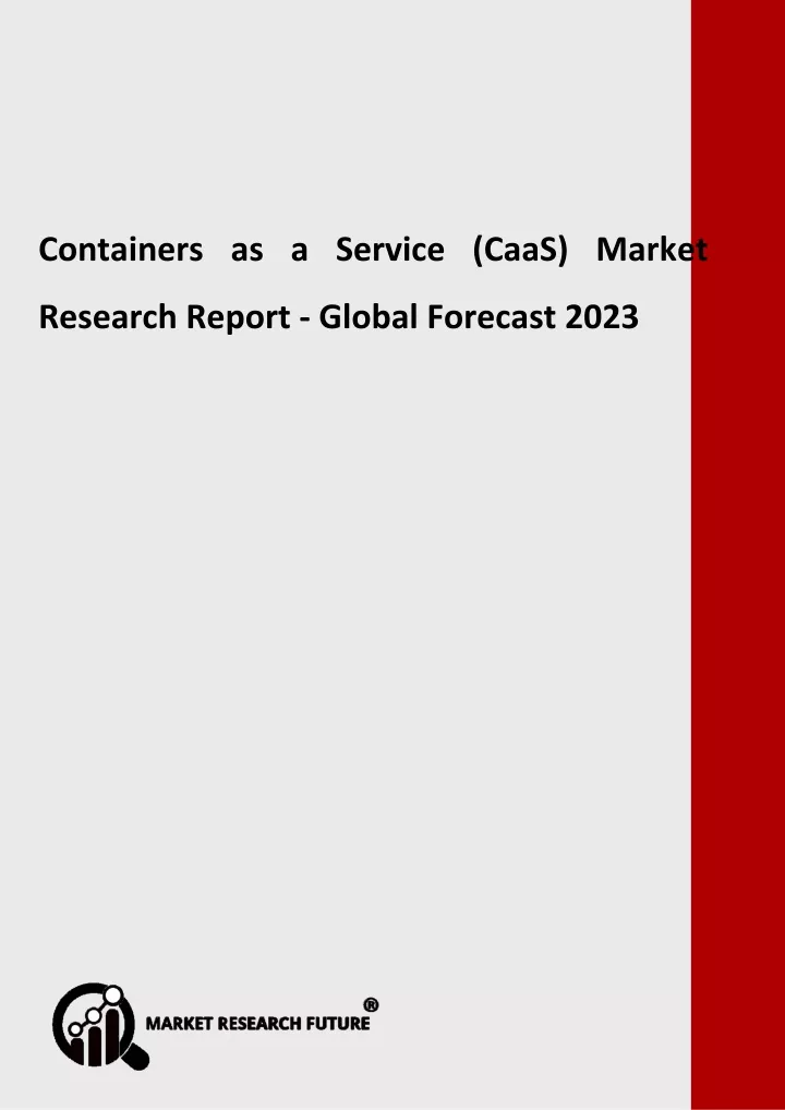 containers as a service caas market research