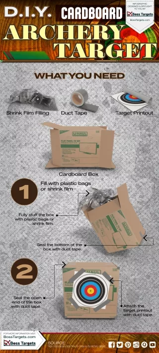 How to Make a DIY Cardboard Archery Target
