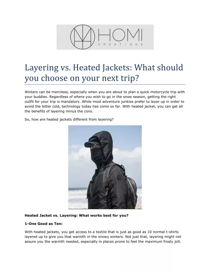layering vs heated jackets what should you choose