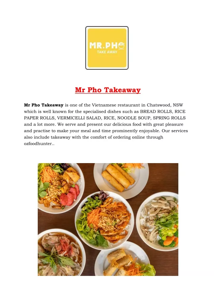 mr pho takeaway