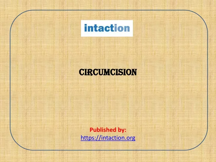 circumcision published by https intaction org