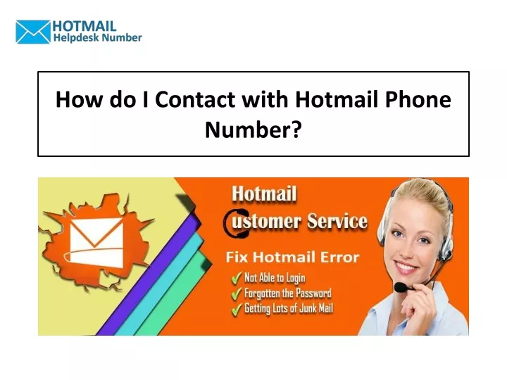 how do i contact with hotmail phone number