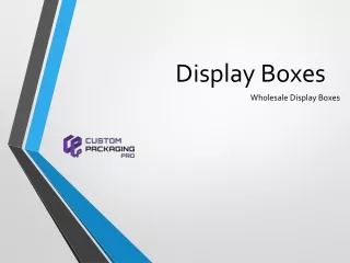 display boxes