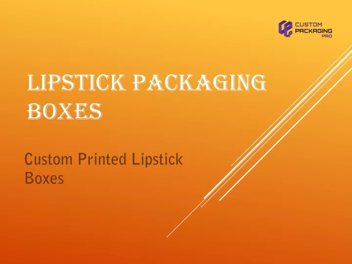 lipstick packaging boxes