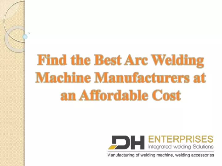 find the best arc welding machine manufacturers