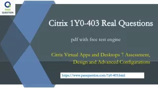 citrix 1y0 403 real questions citrix 1y0 403 real