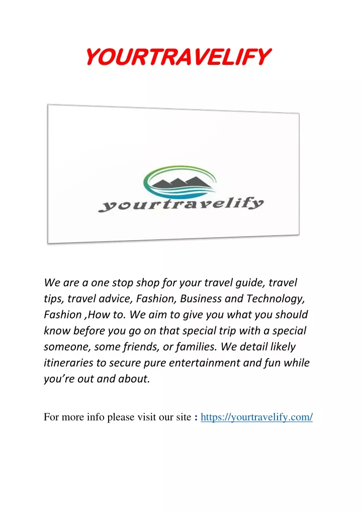 yourtravelify yourtravelify
