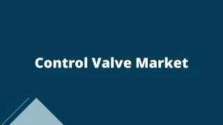 control valve market