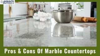 Pros & Cons Of Marble Countertops