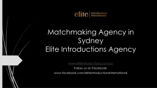 Matchmaking Agency in Sydney | Elite Introductions Agency