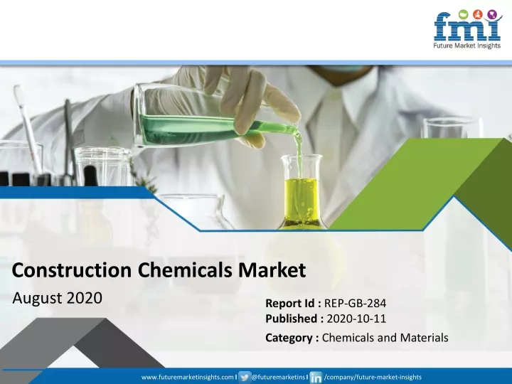 construction chemicals market august 2020