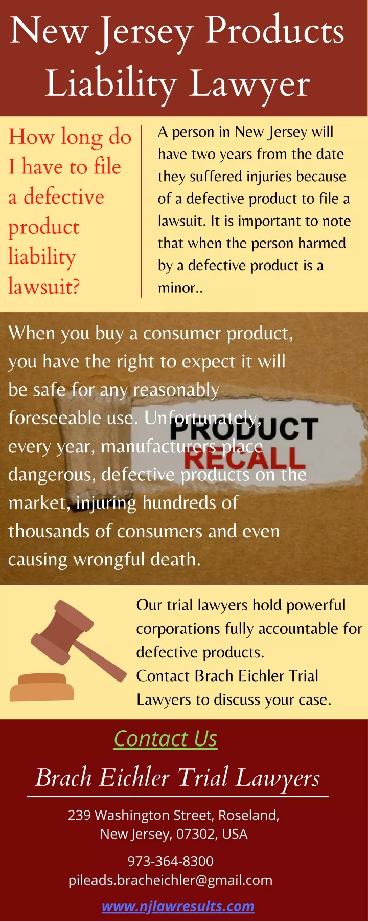 new jersey products liability lawyer