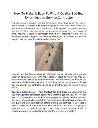 Bed Bug Exterminator Norfolk