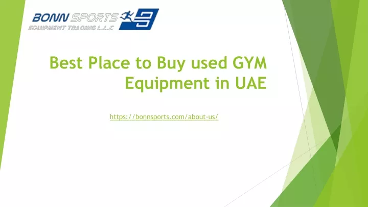 best place to buy used gym equipment in uae