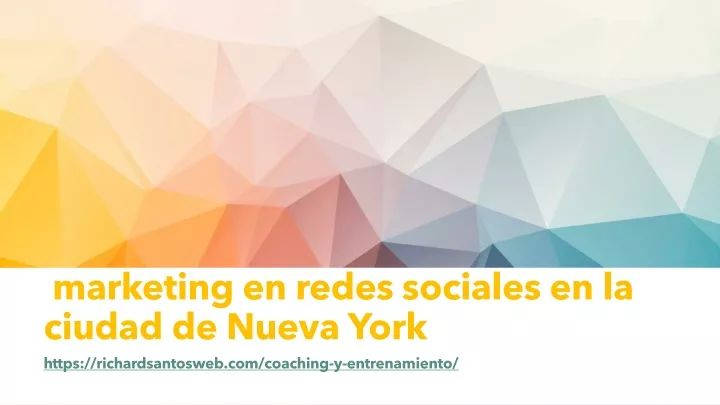 marketing en redes sociales en la ciudad de nueva york