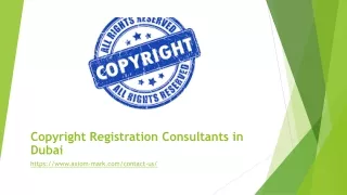 copyright registration consultants in dubai