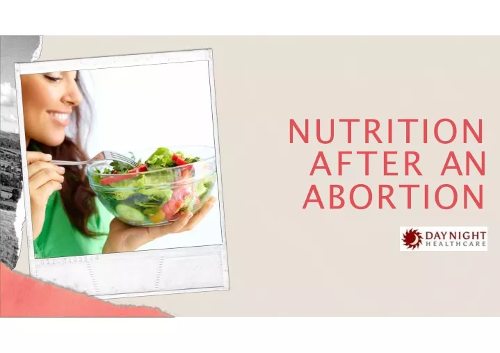 nutrition after an abortion