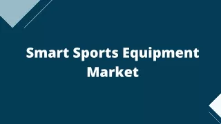 Smart sports equipment market Opportunities & Forecast, 2020-2027