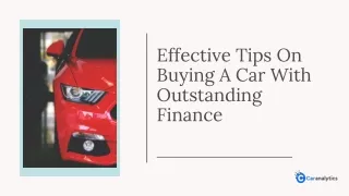 How To Analyse A Vehicle’s Outstanding Finance With A Free Car Check Report In The UK?