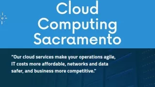 Cloud Computing Sacramento