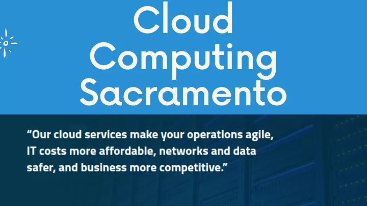 cloud computing sacramento