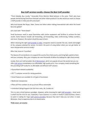 buy voip services locally choose the best voip