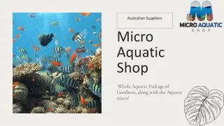 Aquarium Supplies Online Australia | Micro Aquatic Shop