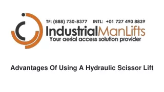 Advantages Of Using A Hydraulic Scissor Lift