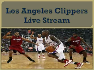 Los Angeles Clippers Live Stream