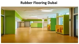rubber flooring dubai