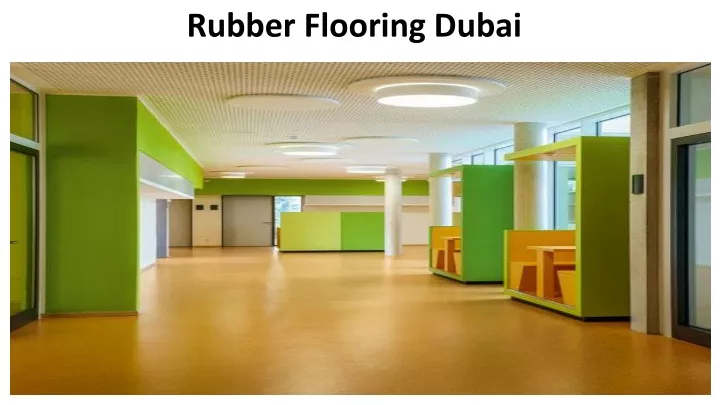 rubber flooring dubai