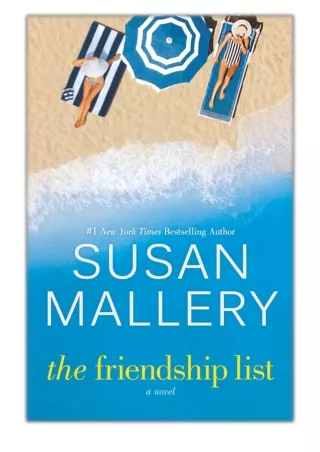 [PDF] Free Download The Friendship List By Susan Mallery