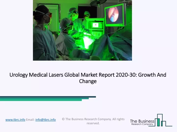 urology medical lasers global market report 2020