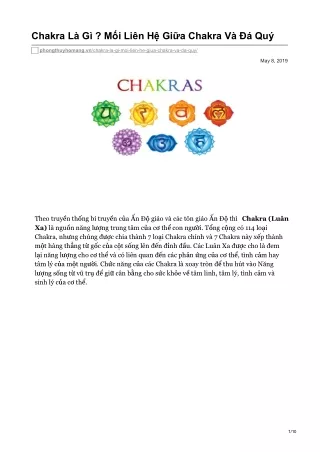 chakra l g m i li n h gi a chakra v qu