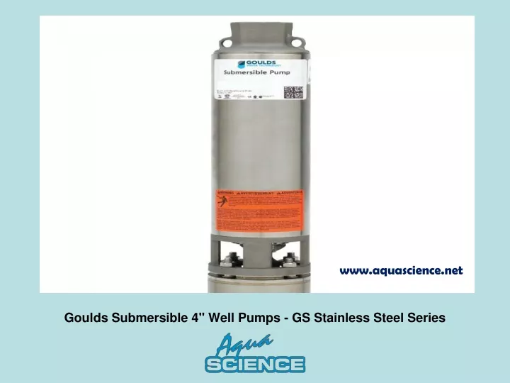 goulds submersible 4 well pumps gs stainless steel series