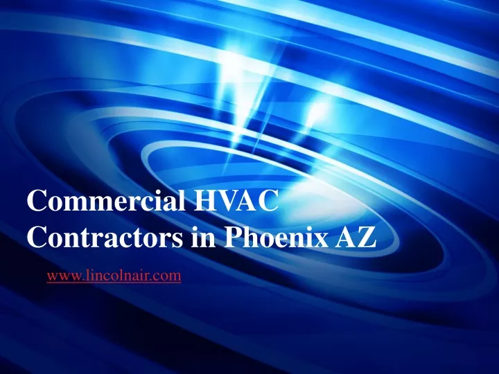 commercial hvac contractors in phoenix az