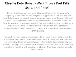 Xtreme Keto Boost Review & Price for Sale (Updated 2020)