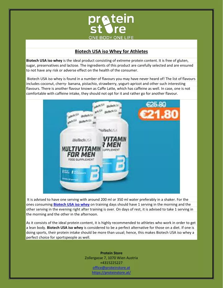 biotech usa iso whey for athletes