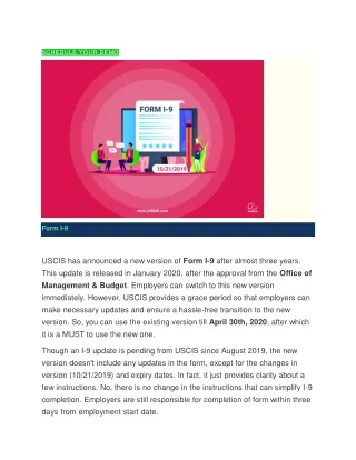 A New Form I-9 is Out! Are You Aware of all the Updates?