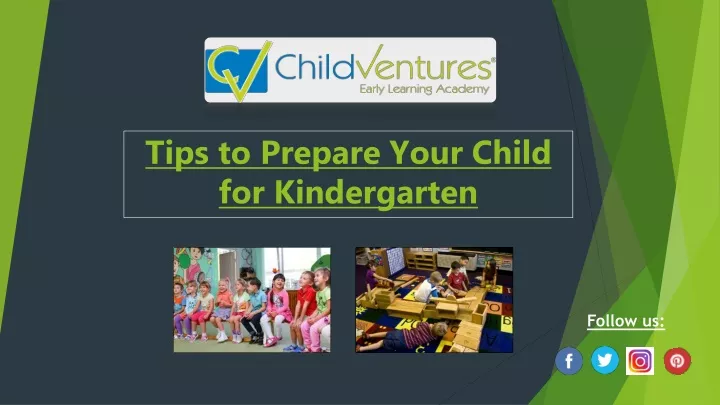 tips to prepare your child for kindergarten