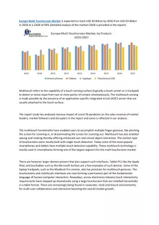 europe multi touchscreen market is expected