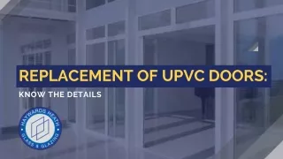 replacement of upvc doors