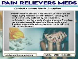 BUY MEDICINE FROM Painrelieversmeds most relaible online pharmacy