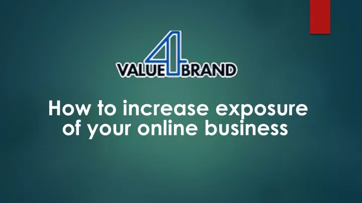 how to increase exposure of your online business