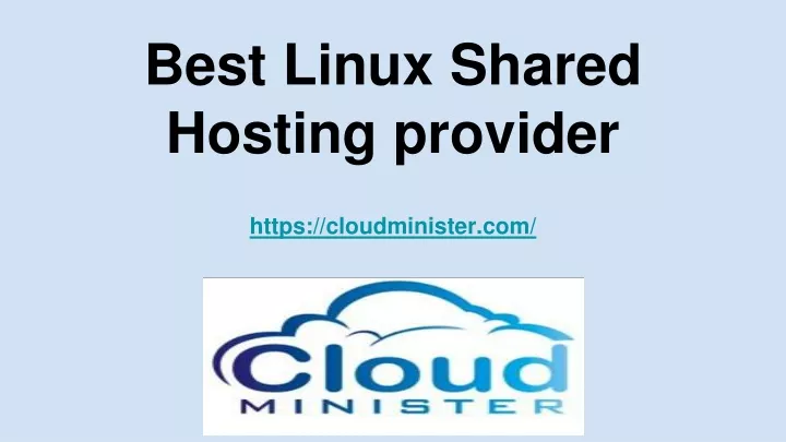 best linux shared hosting provider