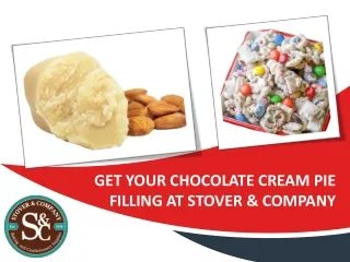 Get Your Chocolate Cream Pie Filling at Stover & Company