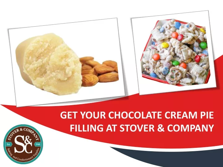 get your chocolate cream pie filling at stover