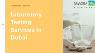 reliable testing laboratory