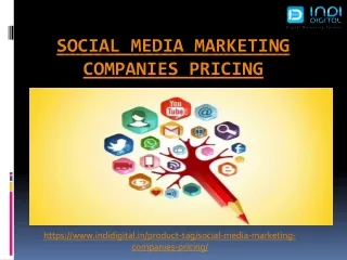 Who are the best for social media marketing companies pricing
