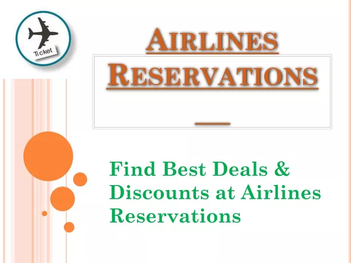 airlines reservations